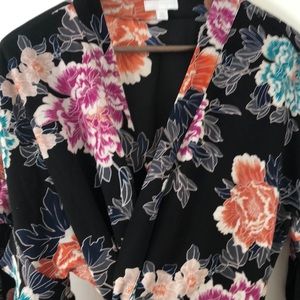 Waist length kimono cami